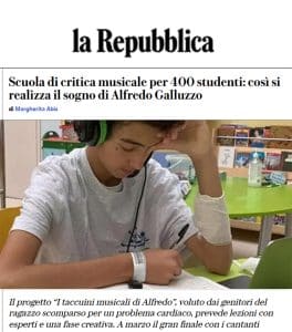 Taccuini Musicali ETS sulle pagine di Repubblica Milano
